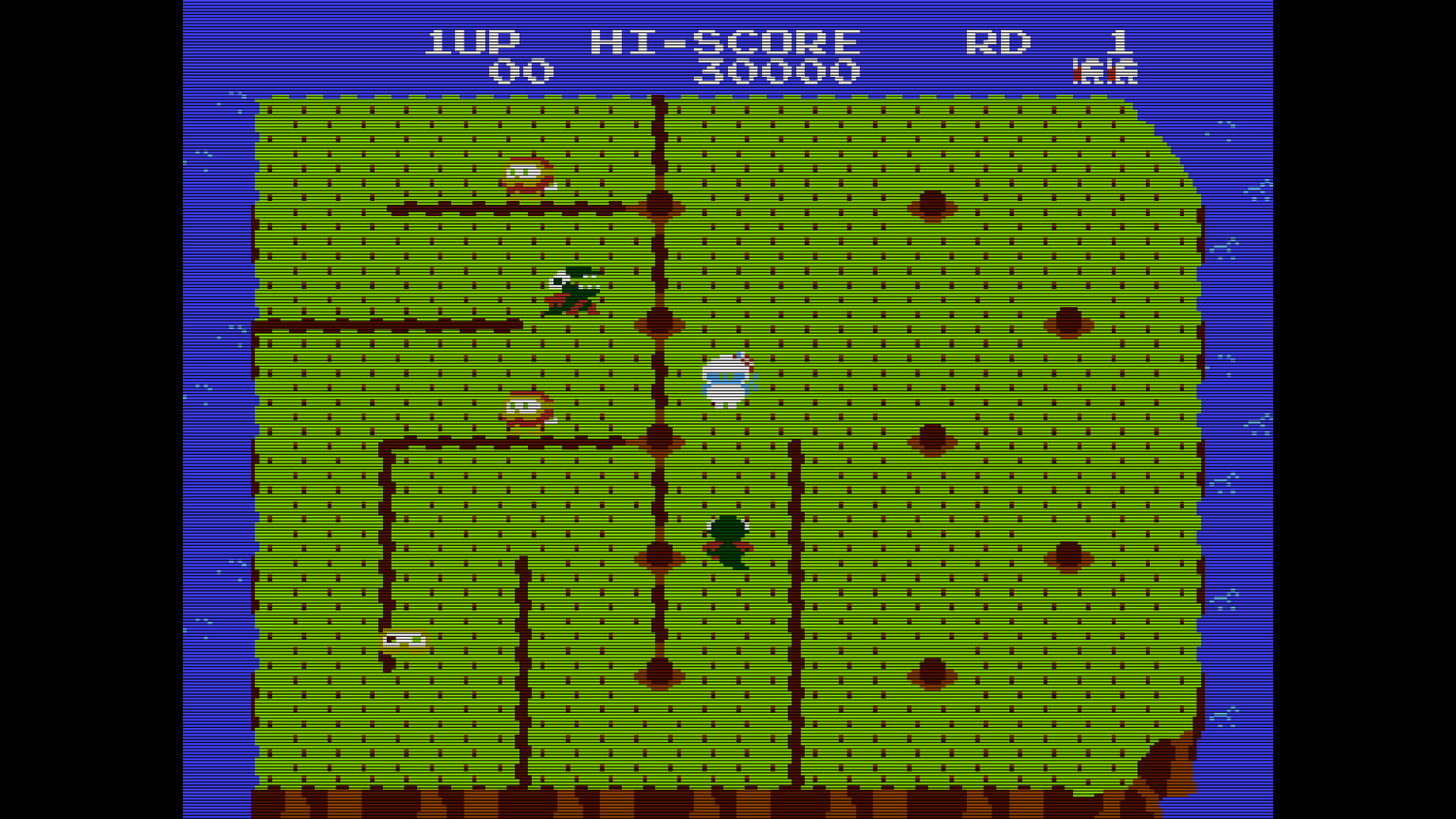 Dig Dug 中的 Pookas