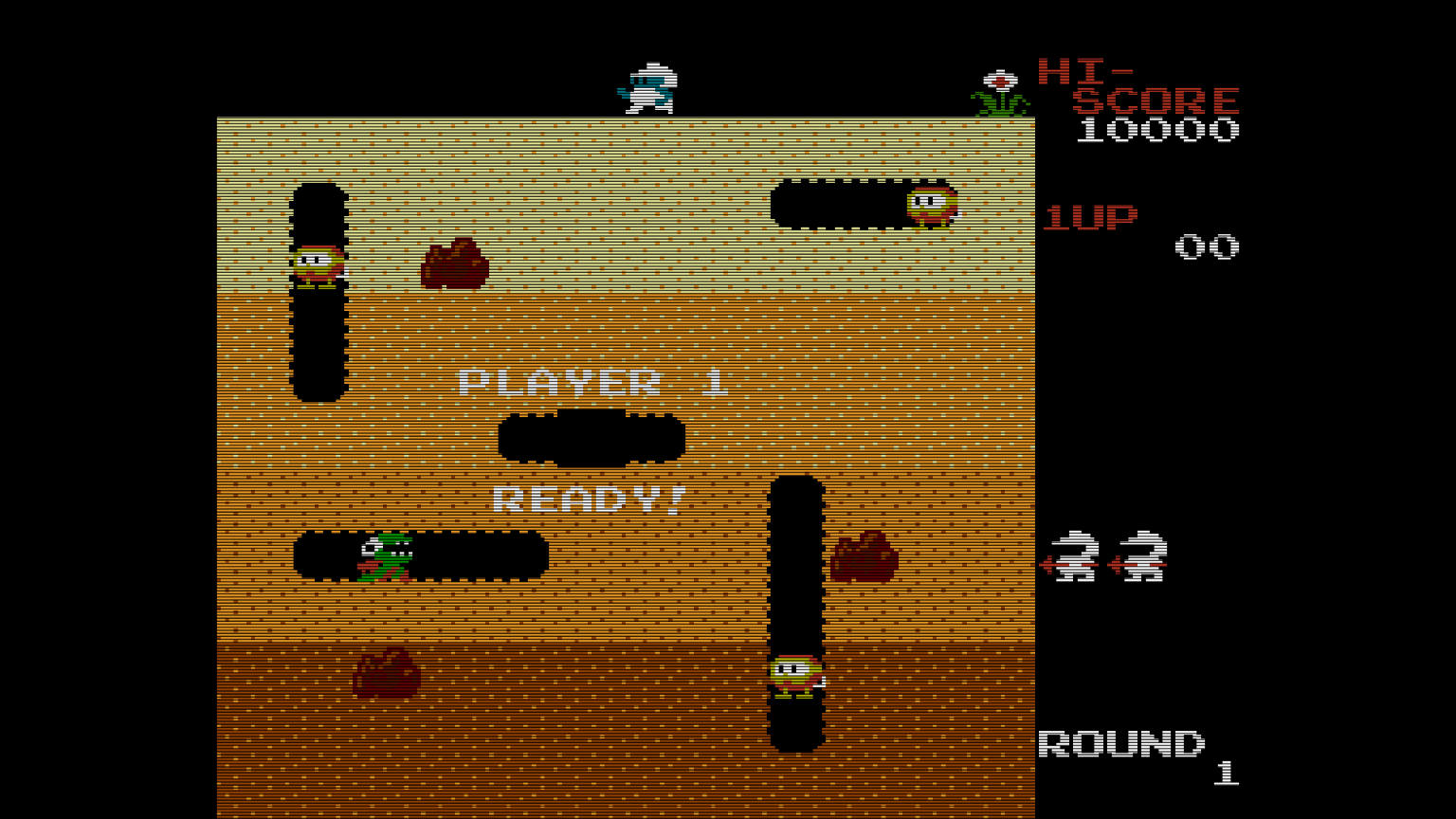 Dig Dug II 中的 Pookas